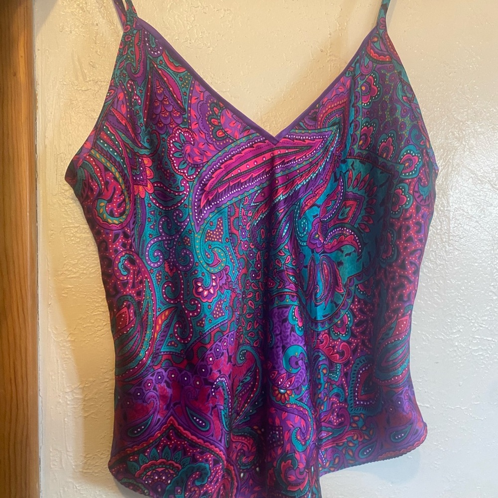 Paisley Print Women's Top - Multicolor